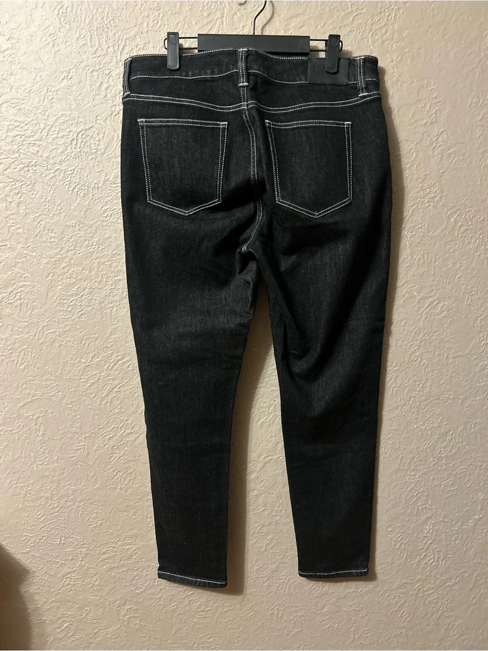 Ralph Lauren Black Skinny Men’s Jeans with Contrast Stitching